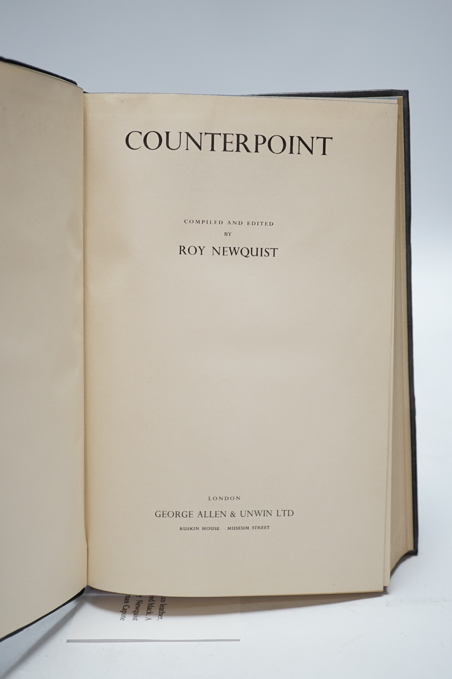 Book: R. Newquist - Counterpart -1 volume